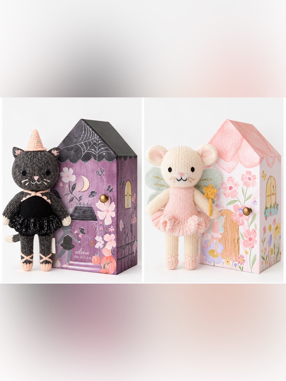 Selena the Kitten and Lily the fairy Plush Doll in Ballet Outfit